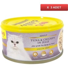 Delite Ton Balıklı Tahılsız Kedi Konservesi 80 gr (3 Adet)
