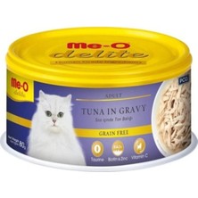 3 Adet Meo Delite Tahılsız Sos Içinde Ton Balıklı Yetişkin Kedi Konservesi 80 gr