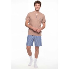 Penti Erkek Renkli Desert Sand Pijama Takımı