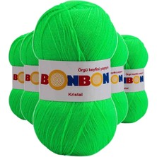 Marsilyan 5 Adet Kristal El Örgü Lif Ipi Fıstık Yeşili 98395