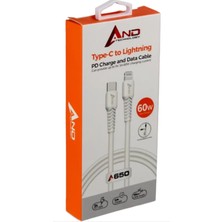 Marsilyan Type C Şarj Kablosu 60W Iphone Kablosu ROYALEKS-AND-650