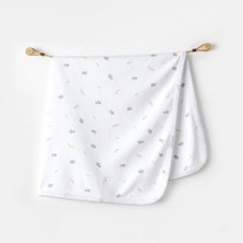 Nacario Mey Ithalat® AC25808 Blanket 85X90 Little King Bebek Battaniye White