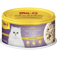 Delite Ton Balıklı Sebzeli Tahılsız Kedi Konservesi 80 gr (12 Adet)