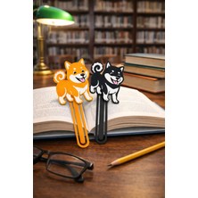 Otscraft Studio Shiba Inu Tasarımlı Kitap Ayracı (2’li Set)