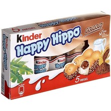 Ferrero Kinder Happy Hippo Sütlü Çikolata 20,7 gr x 5 Lezzetli Mini Bar Paket