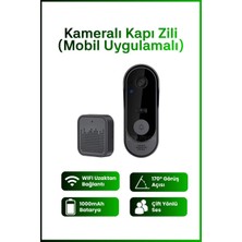 Harvox Wi-Fi Kameralı Kapı Zili – 1080P Akıllı Kablosuz Görüntülü Güvenlik Kamerası, 170° Geniş Açı, Uzaktan Kontrol