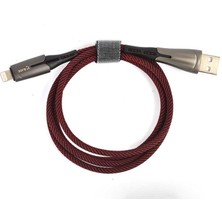 Rengareng Kırmızı Lightning Focus USB Kablo