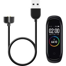 Rengareng Siyah Xiaomi Mi Band 6 USB Şarj Kablosu
