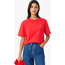  collection lacoste rahat kesimli pima pamuklu tişört.