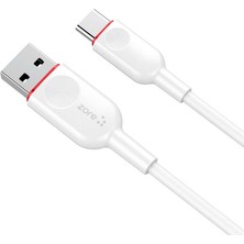 Rengareng Beyaz Zcl-03 Type-C USB Kablo