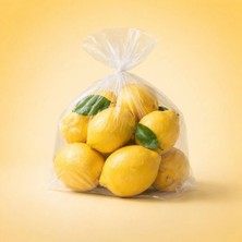 3’lük 25x40 cm (1 Kg ≈ 200 Adet) Ateş Plastik LDPE Torba – Şeffaf Bakkaliye & Çerez Poşeti