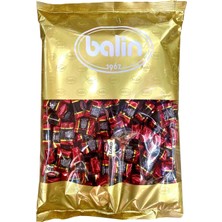 Balin Bitter Çikolatalı Çilekli Fondan 1 kg Bayramlık Çikolata Aromalı Hediye Seçeneği