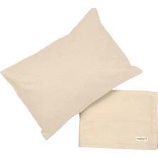 Özgürce Yumuşak ve Doğal Ekru Pamuk Bebek Çarşaf Seti, Konforlu Uyku Için Ideal