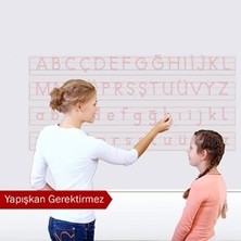 Pi Papers 120 x 55 cm Abc Harfli Kılavuz Yapışkansız Akıllı Kağıt Yeri Değiştirilebilir