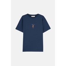 Reflect Studio Geyik Premium T-Shirt - Lacivert