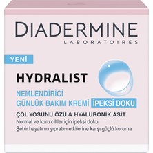 Diadermine Hydralist Nemlendirici Bakım Kremi İpeksi Doku 50 ml Kuru Ciltler İçin Bakım Etkisi