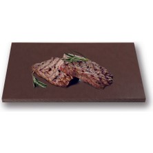 Burç Plastik Polietilen Kesme Tahtası 20X40X1 cm Kahverengi