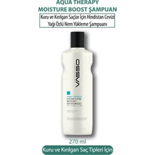 Kuru Ve Kırılgan Saçlar Için Hindistan Cevizi Yağı Özlü Nem Yükleme Şampuanı - Vasso Aqua 270 Ml