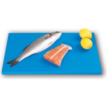 Burç Plastik Polietilen Kesme Tahtası 20X40X1 cm Mavi