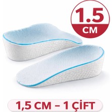Eser Ticarett Ortopedik Boy Uzatan Tabanlık Çifti Gizli Topuk Yükseltici Ayakkabı Içi Destek – 1,5 / 2,5 / 3,5 cm Varyantlı