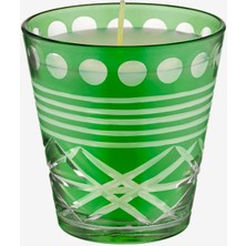 Chiara Alessi Fortino Yeşil Cam Mum 10 cm