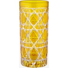 Chiara Alessi Gloria Sarı Cam Su Bardağı 485 ml