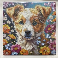 Elegantshop Tuval 5d Yapışan Boncuk Mozaik Tablo 25*25 cm LM12