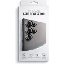 Blueo Samsung S24 Uyumlu Uygulama Aparatlı HD Anti-Reflection Kamera Lens Koruyucu Seti