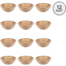 Bio Hamur Mayalama Sepeti 12 Adet Yuvarlak 20X8 cm  12 Adet