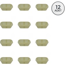 Hamur Mayalama Sepeti 12 Adet Oval 25X14X9  12 Adet