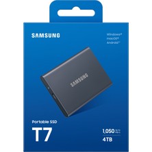 Samsung T7 Taşınabilir SSD 4 TB