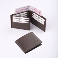 Ancora Leather Hakiki Deri Erkek CÜZDAN-26500-KAHVERENGI