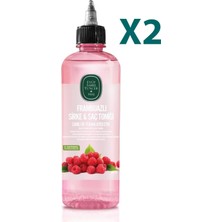 Eyüp Sabri Tuncer Frambuazlı Sirke & Saç Toniği 500 ml x 2 Canlı ve Ferahlatıcı Etki ile Saç Bakımı