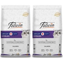 Felicia 2 Somonlu Kısır Yetişkin Kedi Maması 100 gr Light & Sterilised Karışık Tat