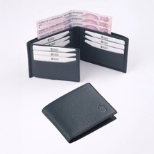 Ancora Leather Hakiki Deri Erkek CÜZDAN-26500-LACIVERT