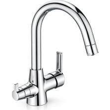 Ideal Standard Calista Eviye Bataryası-Krom-Arıtma Cihazı Uyumlu