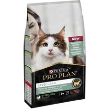 Pro Plan Liveclear 1,4 kg Somonlu Kedi Maması Kısırlaştırılmış Kediler İçin Yüksek Lezzet