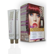 Thuasne Asse Set 7.66 Ateş Kızılı Krem Boya Amonyaksız ve Uzun Süre Kalıcı Etki Sağlar