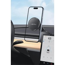Blackbird Game Center Hepu HP-A38 Magsafe Araç İçi Telefon Tutucu - Tesla/Merkezi Ekran Uyumlu, 360 Dönebilir Güçlü Mıknatıslı