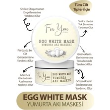 For You Gold Yumurta Akı Gözenek Maskesi - Sıkılaştırıcı, Gözenek Temizleyici Krem Maske Tüm Cilt Tipleri İçin