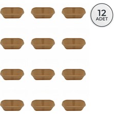 Bio Hamur Mayalama Sepeti 12 Adet Oval 25X14X9  12 Adet