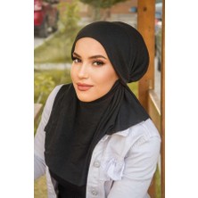 Aişe Tesettür Siyah Oversize Hijab