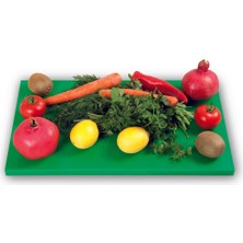 Burç Plastik Polietilen Kesme Tahtası 20X40X1 cm Yeşil