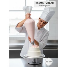 Jet's Home Profesyonel 65 cm Krema Torbası Bez – En Büyük Boy Endüstriyel Kapasite