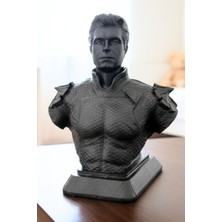 The Boys Homelander (13 cm Boyunda) %100 Beton Biblo Büst (Hediye Paketi Ile Beraber)