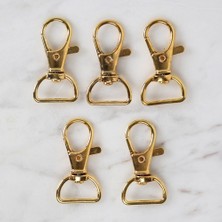 Mcg Loren Altın Papağan Klips Halkalı Anahtarlık 5 Li