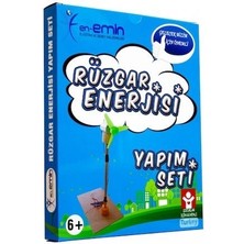 FKM Rüzgar Enerjisi Yapım Seti 6+ Yaş Eğitim Ürünü Emin Iş Rüzgar Gülü Renkli Tasarım
