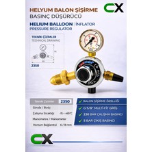 Kasweld Cx Helyum Balon Şişirme Saati