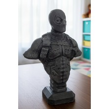 Craft 3d Atölye Deadpool  Beton Büst/Figür-Marvel Comics-11 Cm Boyunda( Paketi Ile Beraber)