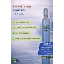 CX Karışım Kaynak Gazı 10 Lt